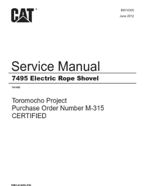 Manual de servicio CATERPILLAR 7495_ES