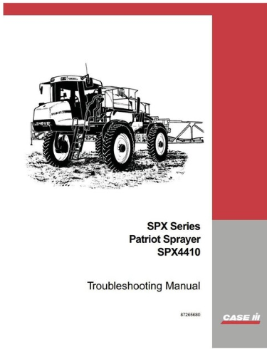 Manual de solución de problemas Patriot SPX4410 de Case IH T